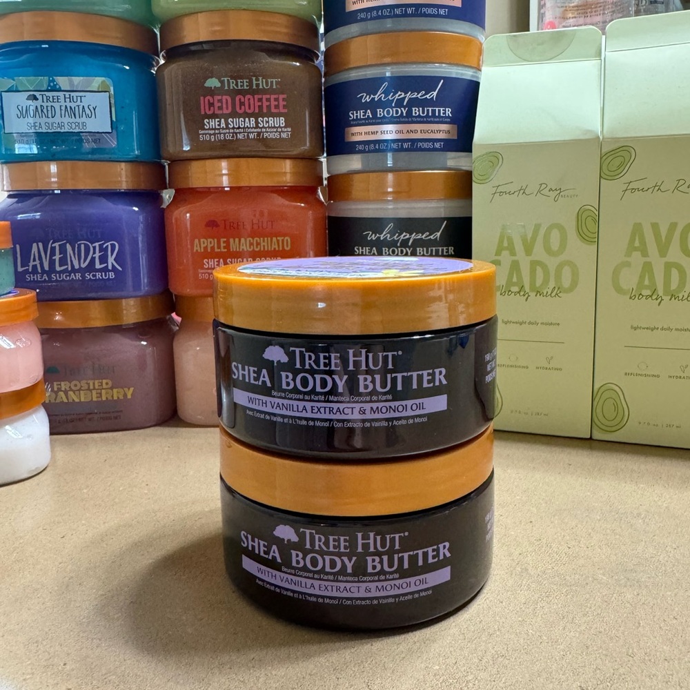 Tree Hut Tahitian Vanilla Bean 24 hour intense hydrating shea body butter